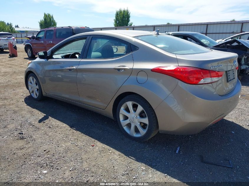 2013 Hyundai Elantra Limited VIN: 5NPDH4AE2DH411405 Lot: 42866872