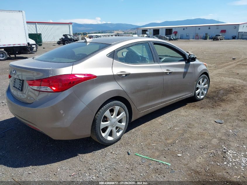 2013 Hyundai Elantra Limited VIN: 5NPDH4AE2DH411405 Lot: 42866872