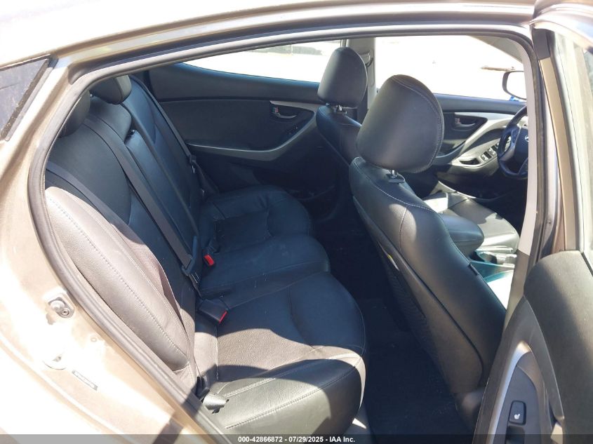 2013 Hyundai Elantra Limited VIN: 5NPDH4AE2DH411405 Lot: 42866872