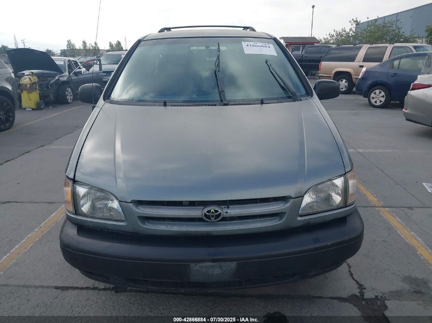 2000 Toyota Sienna Ce VIN: 4T3ZF19C2YU184342 Lot: 42866884