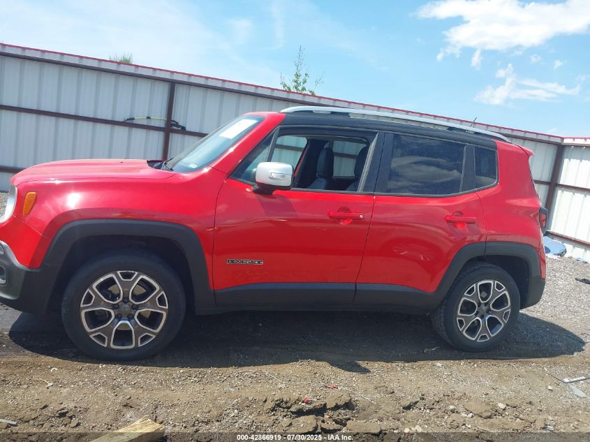 2015 Jeep Renegade Limited VIN: ZACCJBDT1FPB9017 Lot: 42866919