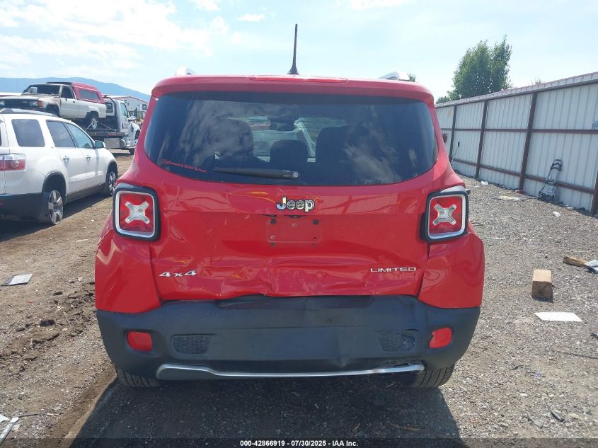 2015 Jeep Renegade Limited VIN: ZACCJBDT1FPB9017 Lot: 42866919
