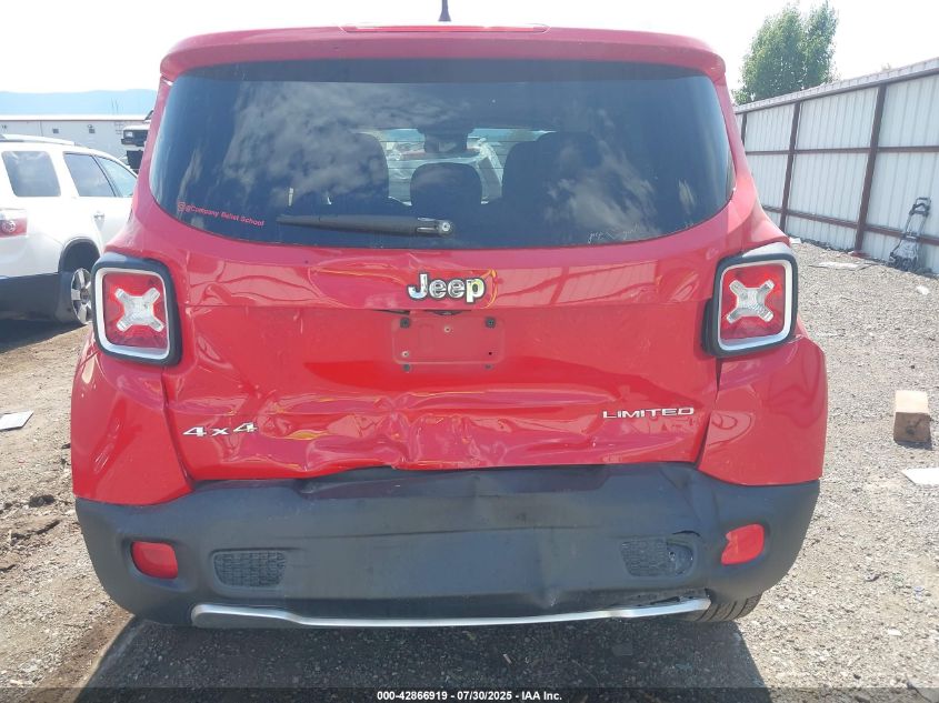 2015 Jeep Renegade Limited VIN: ZACCJBDT1FPB9017 Lot: 42866919