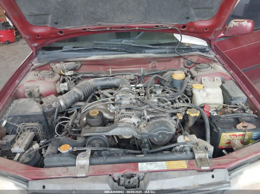 1996 Subaru Impreza Lx VIN: JF1GF4559TH817052 Lot: 42866962