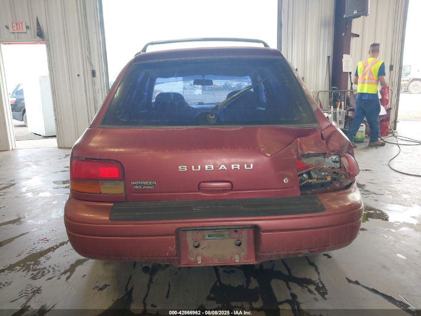 1996 Subaru Impreza Lx VIN: JF1GF4559TH817052 Lot: 42866962