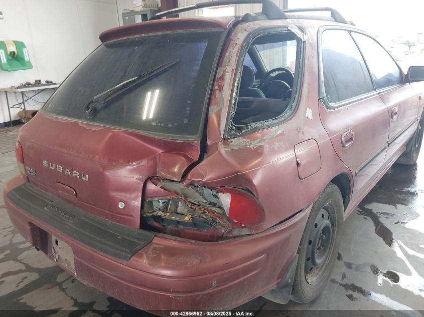 1996 Subaru Impreza Lx VIN: JF1GF4559TH817052 Lot: 42866962