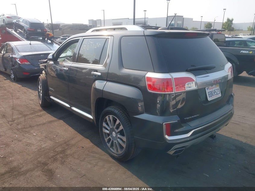 2017 Gmc Terrain 3.6 Denali Grey Lot 111042866994 Vin 2GKFLRE39H6126535
