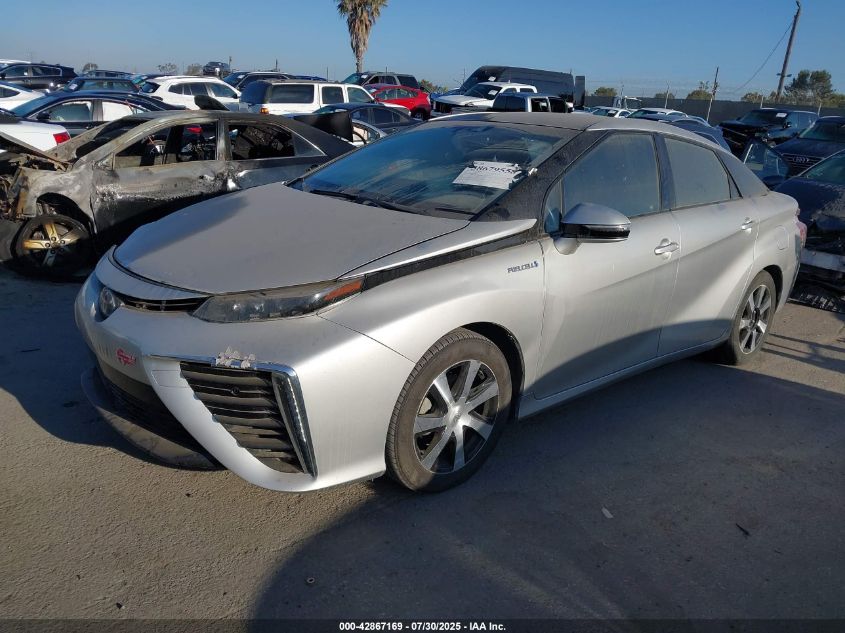 2017 Toyota Mirai VIN: JTDBVRBD0HA0019 Lot: 42867169