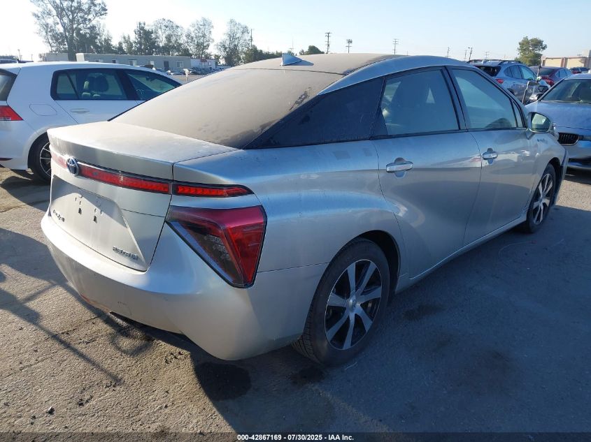 2017 Toyota Mirai VIN: JTDBVRBD0HA0019 Lot: 42867169