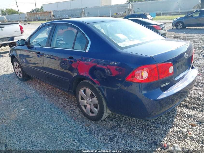 2008 Kia Optima Lx VIN: KNAGE123385227367 Lot: 42867333