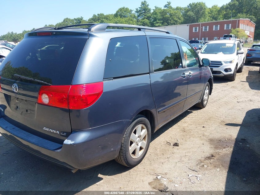 2008 Toyota Sienna Le VIN: 5TDZK23C68S133843 Lot: 42867346