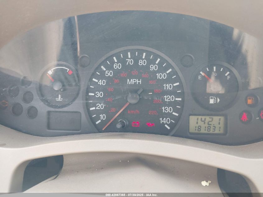 2005 Ford Focus Zx4 VIN: 1FAFP34N25W257314 Lot: 42867365