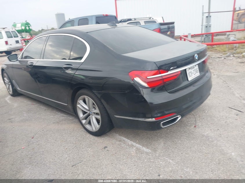 Vin: wba7f2c57jb238396, lot: 43361207, bmw 750i xdrive 20183
