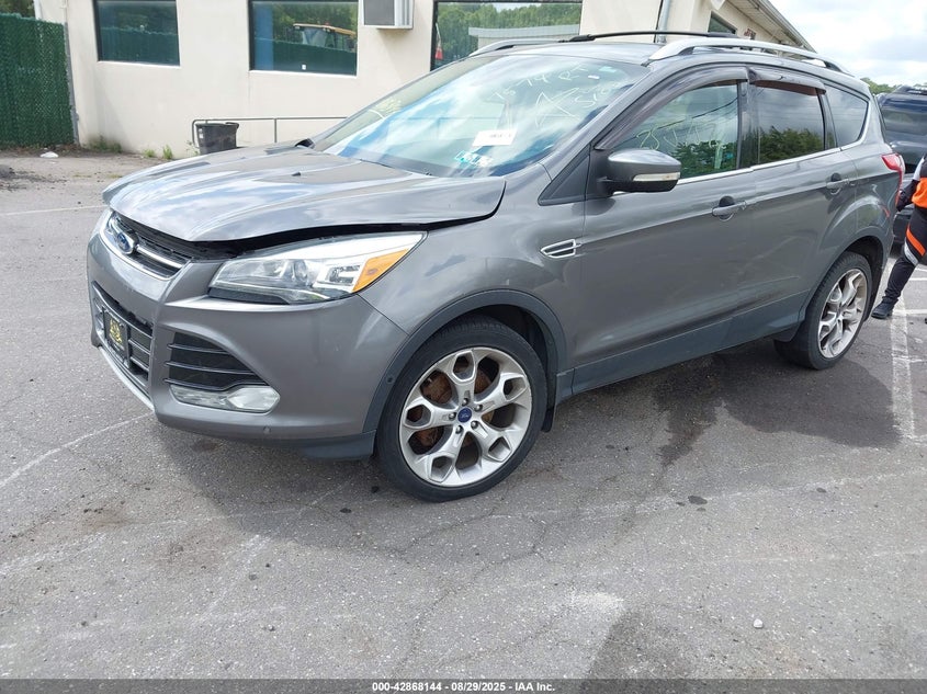 Vin: 1fmcu9j92eua33886, lot: 43361761, ford escape titanium 20142