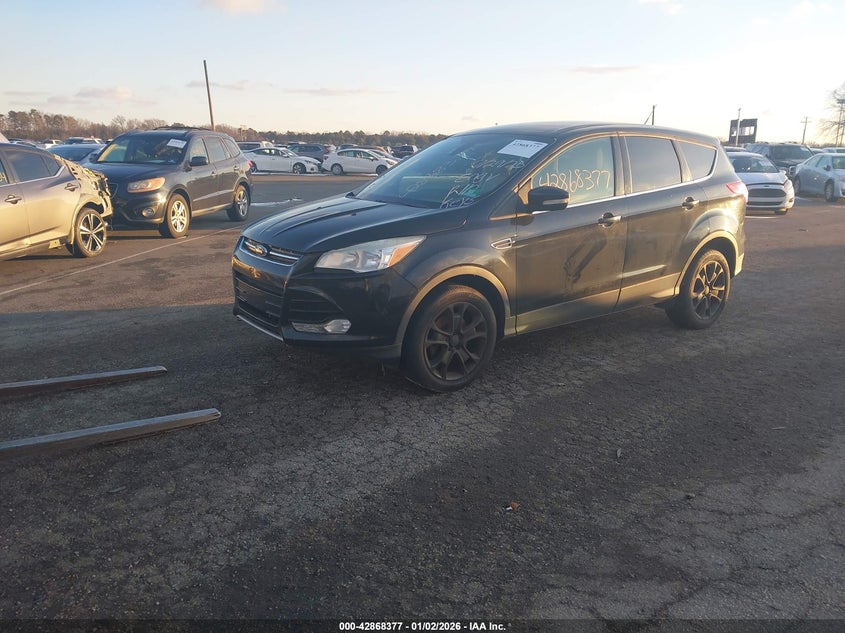 Vin: 1fmcu9h98dud41603, lot: 43361994, ford escape sel 20132