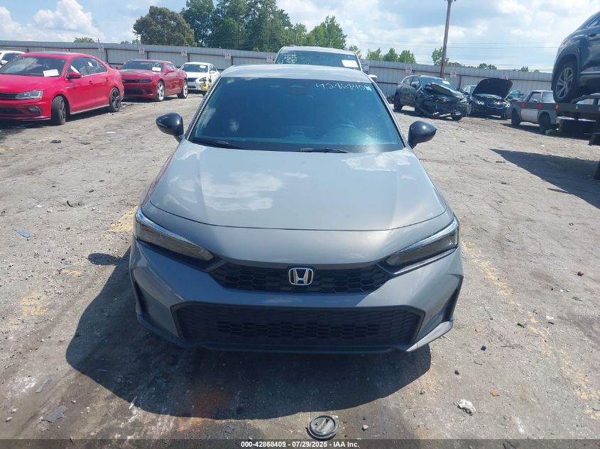 2025 Honda Civic Sport VIN: 2HGFE2F53SH594500 Lot: 42868409