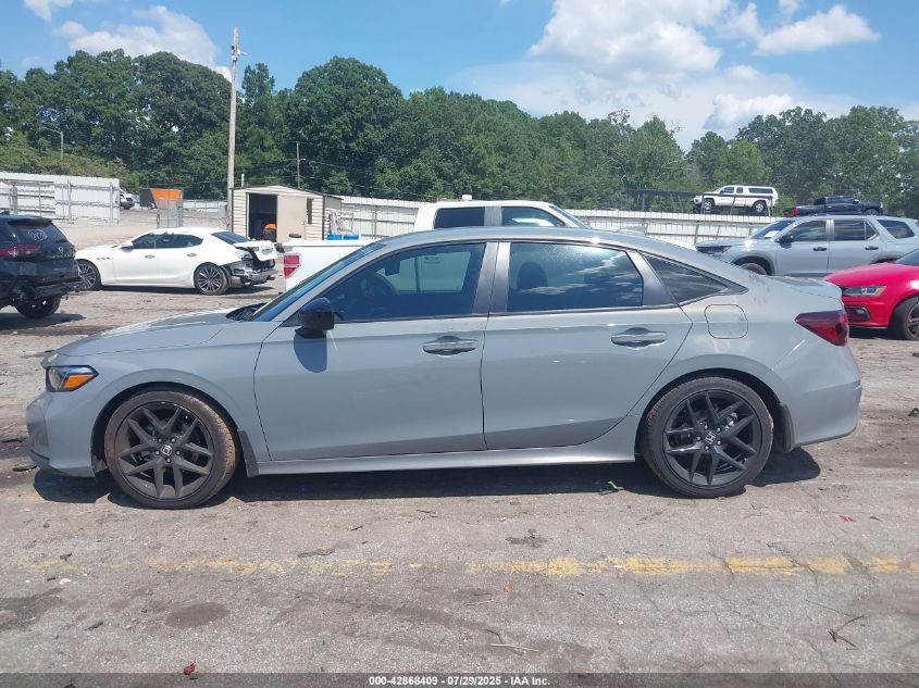 2025 Honda Civic Sport VIN: 2HGFE2F53SH594500 Lot: 42868409