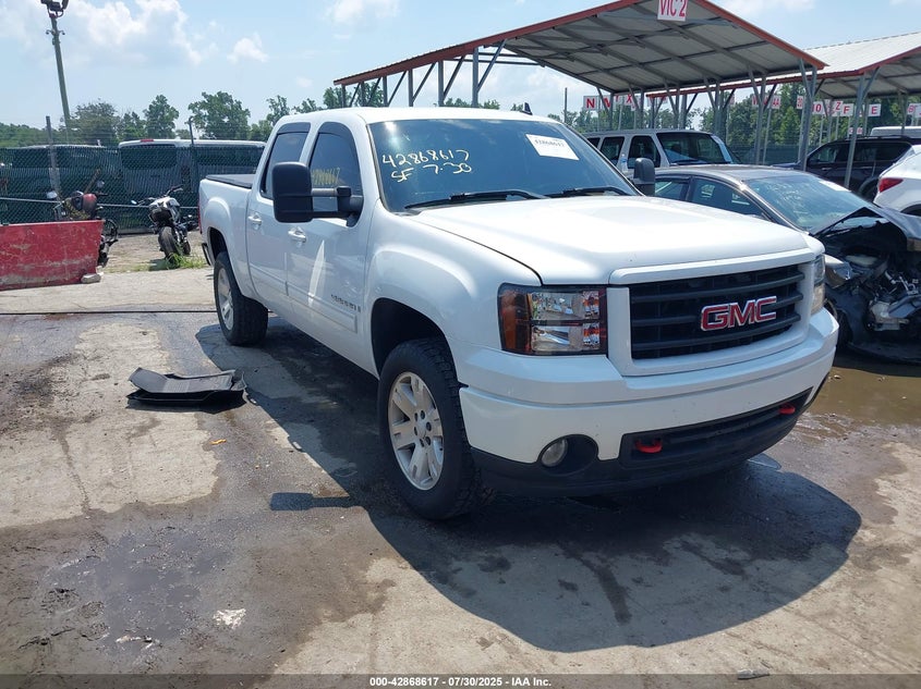 2008 GMC Sierra 1500 Sle1 white truck gasoline 3GTEC13J58G270193 photo #1