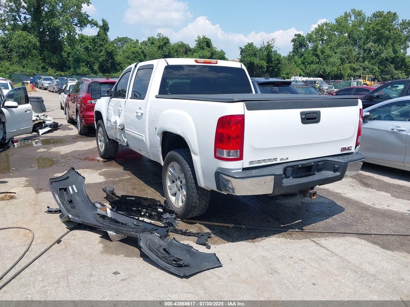 2008 GMC Sierra 1500 Sle1 white truck gasoline 3GTEC13J58G270193 photo #4