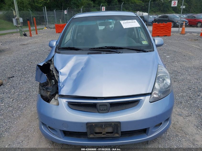 2008 Honda Fit Sport VIN: JHMGD38618S016137 Lot: 42868668