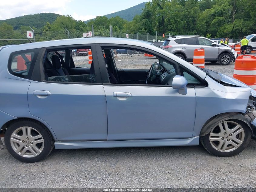 2008 Honda Fit Sport VIN: JHMGD38618S016137 Lot: 42868668