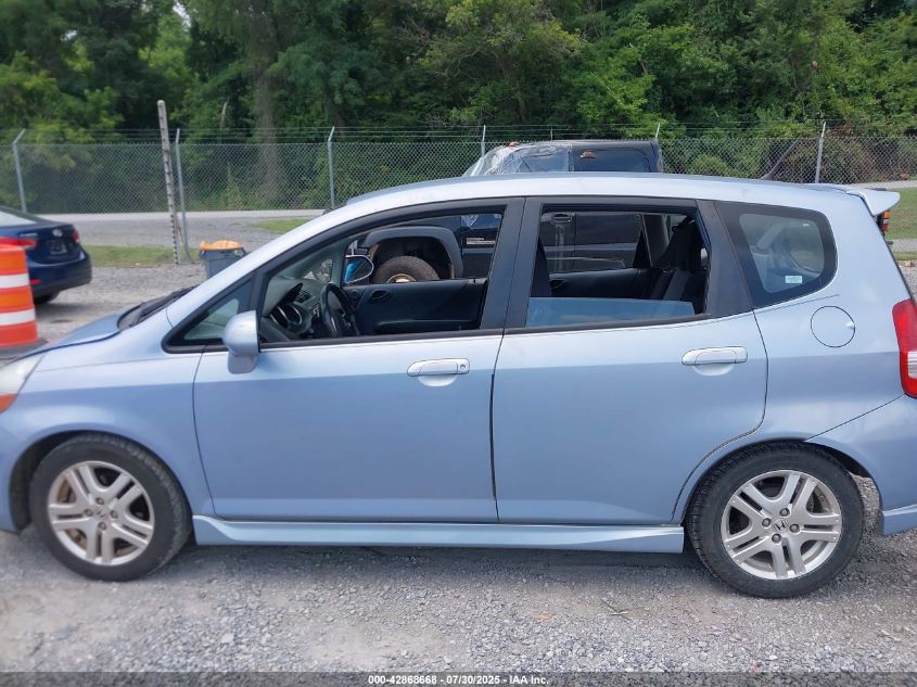 2008 Honda Fit Sport VIN: JHMGD38618S016137 Lot: 42868668