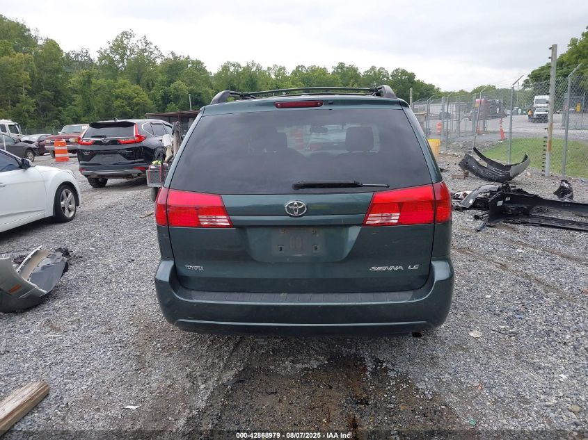 2004 Toyota Sienna Le VIN: 5TDZA23C64S189651 Lot: 42868979