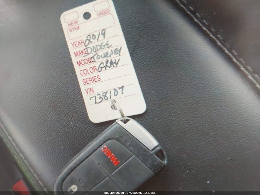 2019 Dodge Journey Crossroad VIN: 3C4PDCGG6KT738107 Lot: 42869069