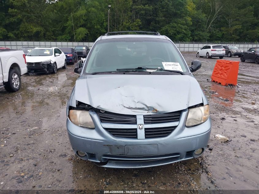2006 Dodge Grand Caravan Sxt VIN: 2D4GP44L96R789238 Lot: 42869206