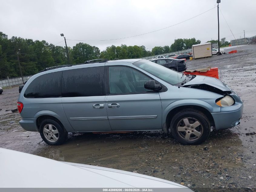 2006 Dodge Grand Caravan Sxt VIN: 2D4GP44L96R789238 Lot: 42869206