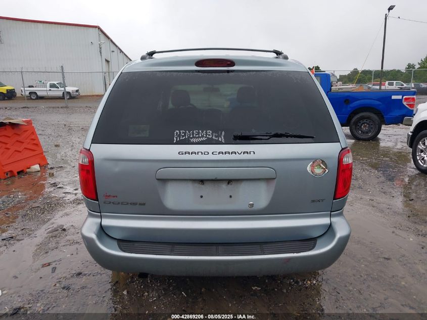 2006 Dodge Grand Caravan Sxt VIN: 2D4GP44L96R789238 Lot: 42869206