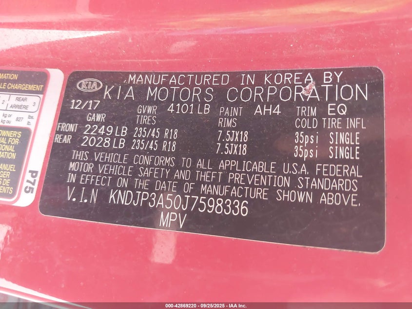 2018 KIA SOUL + - KNDJP3A50J7598336