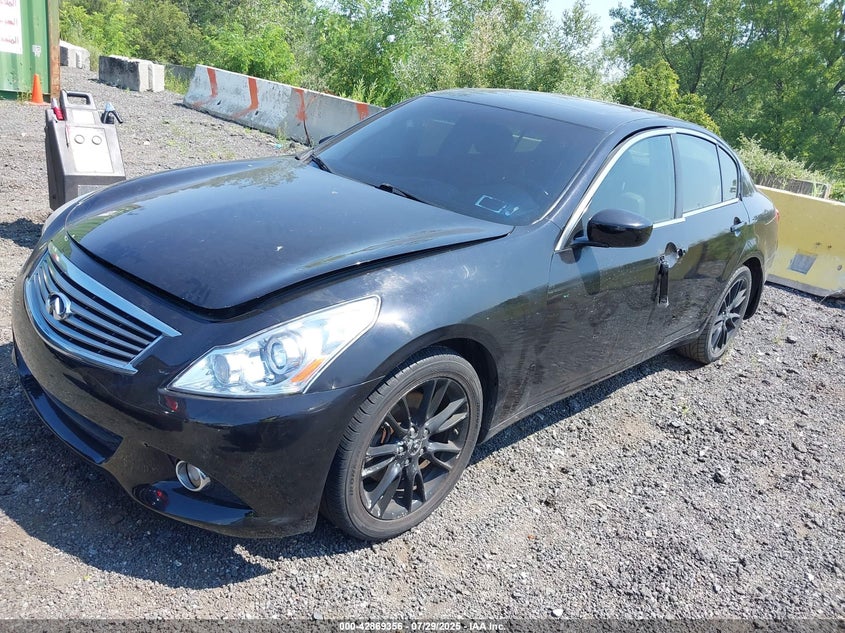 2013 Infiniti G37X VIN: JN1CV6AR8DM758166 Lot: 42869356