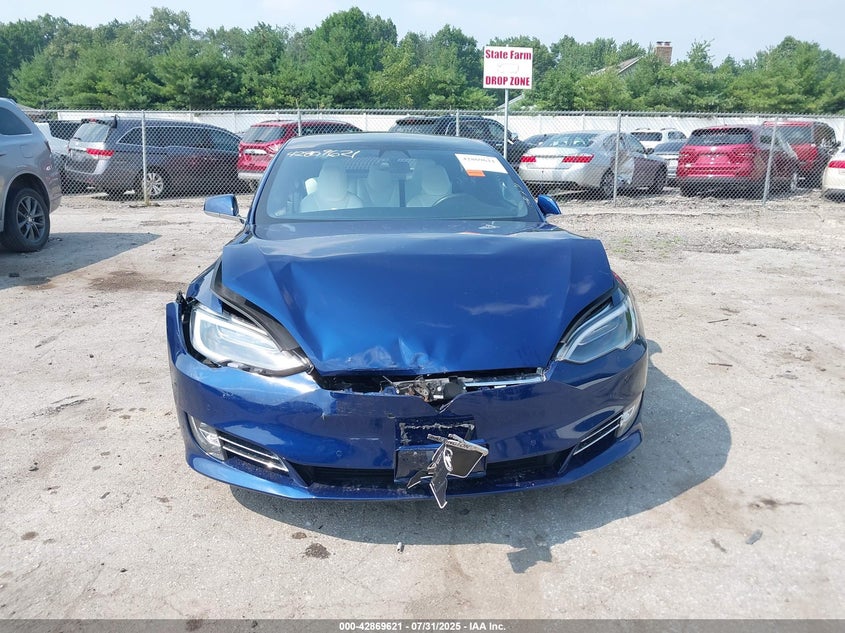 2017 Tesla Model s 100d 60d 75d 90d p100d Blue Lot 111042869621 Vin 5YJSA1E27HF229469