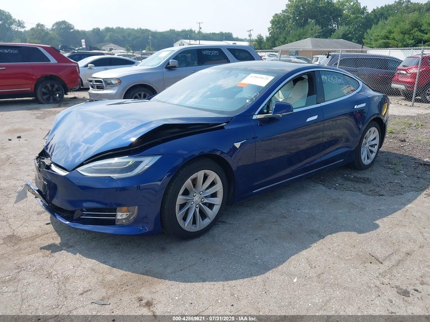 5YJSA1E27HF229469 2017 Tesla Model s 100d 60d 75d 90d p100d Blue