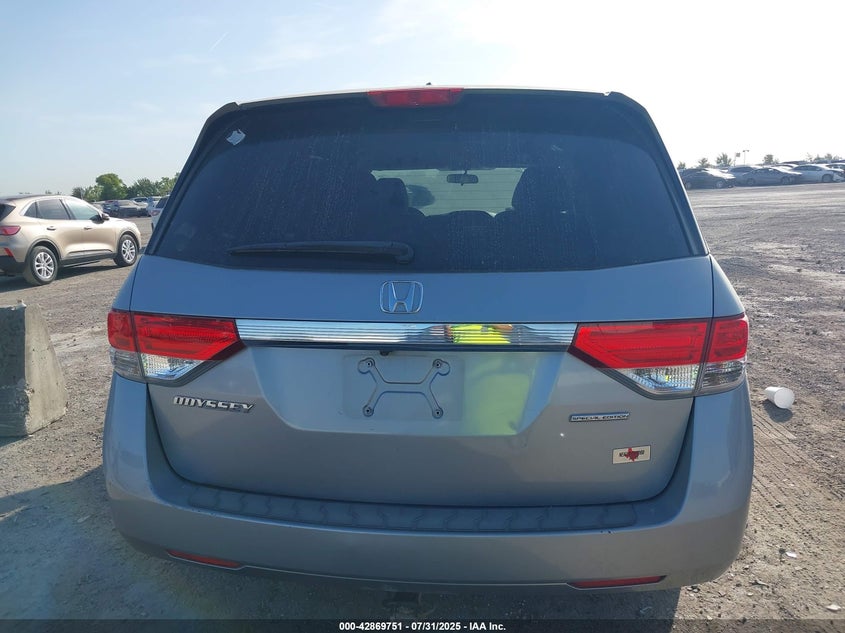 2016 Honda Odyssey Se VIN: 5FNRL5H32GB112157 Lot: 42869751