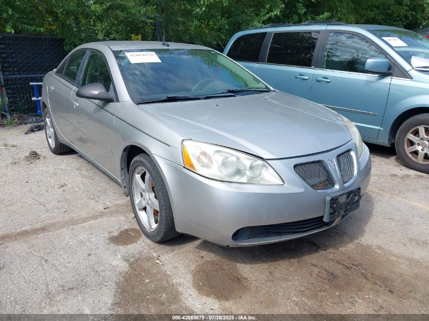 2008 Pontiac G6 Se silver sedan gasoline 1G2ZG57N284236854 photo #1