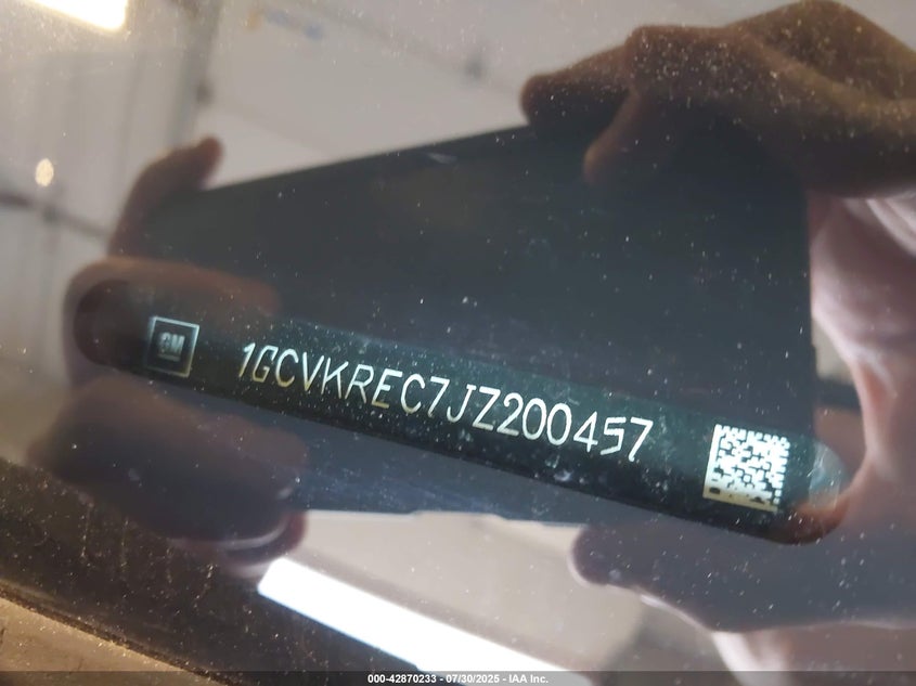 2018 Chevrolet Silverado 1500 1Lt VIN: 1GCVKREC7JZ200457 Lot: 42870233