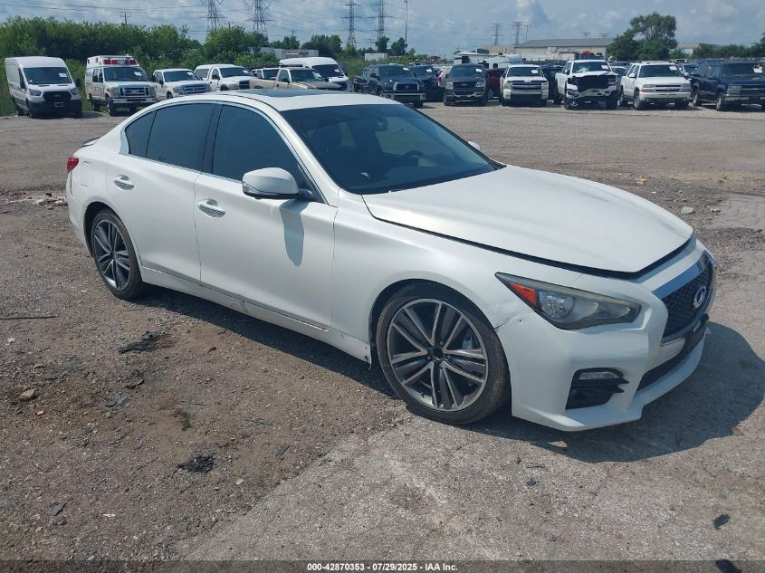 2014 Infiniti Q50 Sport VIN: JN1BV7AP4EM684570 Lot: 42870353