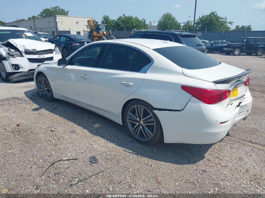 2014 Infiniti Q50 Sport VIN: JN1BV7AP4EM684570 Lot: 42870353