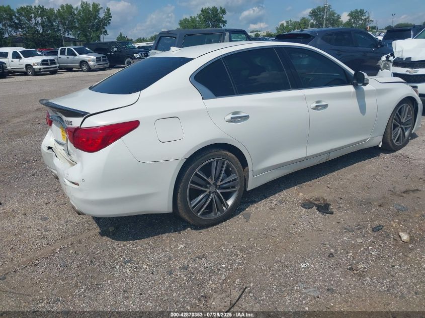 2014 Infiniti Q50 Sport VIN: JN1BV7AP4EM684570 Lot: 42870353