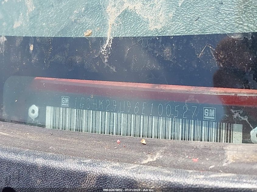 2006 Chevrolet Silverado 2500Hd Lt1 VIN: 1GCHK29U96E100527 Lot: 42870852