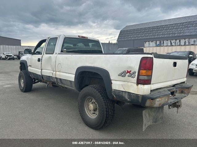 2001 Chevrolet Silverado 2500Hd Ls/Lt white truck gasoline 1GCHK29U61E143795 photo #4