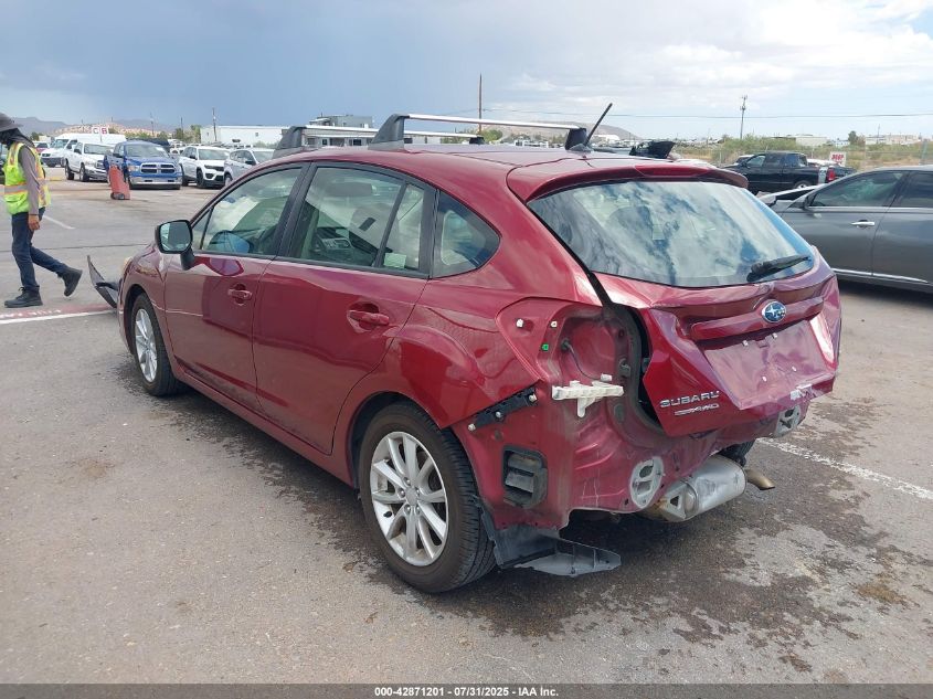 2013 Subaru Impreza 2.0I Premium VIN: JF1GPAC6XD2800837 Lot: 42871201