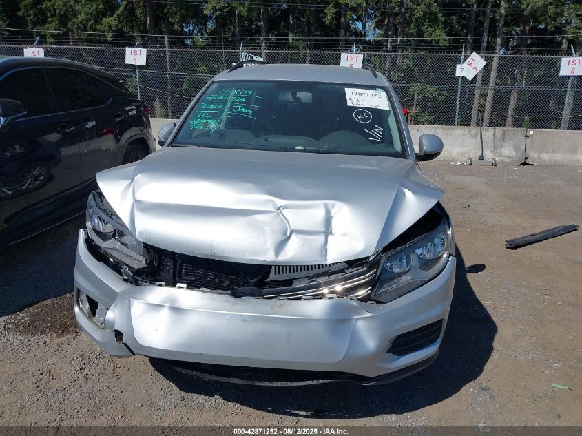 2017 Volkswagen Tiguan 2.0T/2.0T S VIN: WVGBV7AX5HK052461 Lot: 42871252