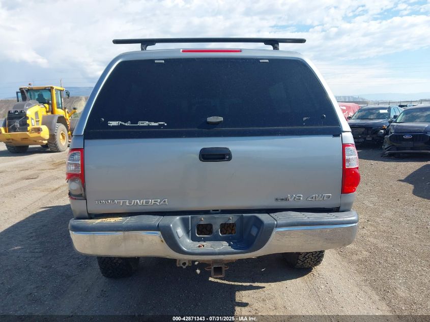 2006 Toyota Tundra Sr5 V8 VIN: 5TBBT44116S473771 Lot: 42871343