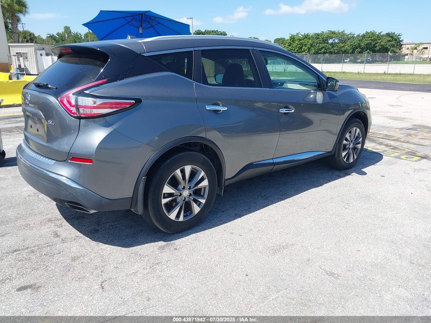 2015 Nissan Murano Sl VIN: 5N1AZ2MG1FN250965 Lot: 42871942