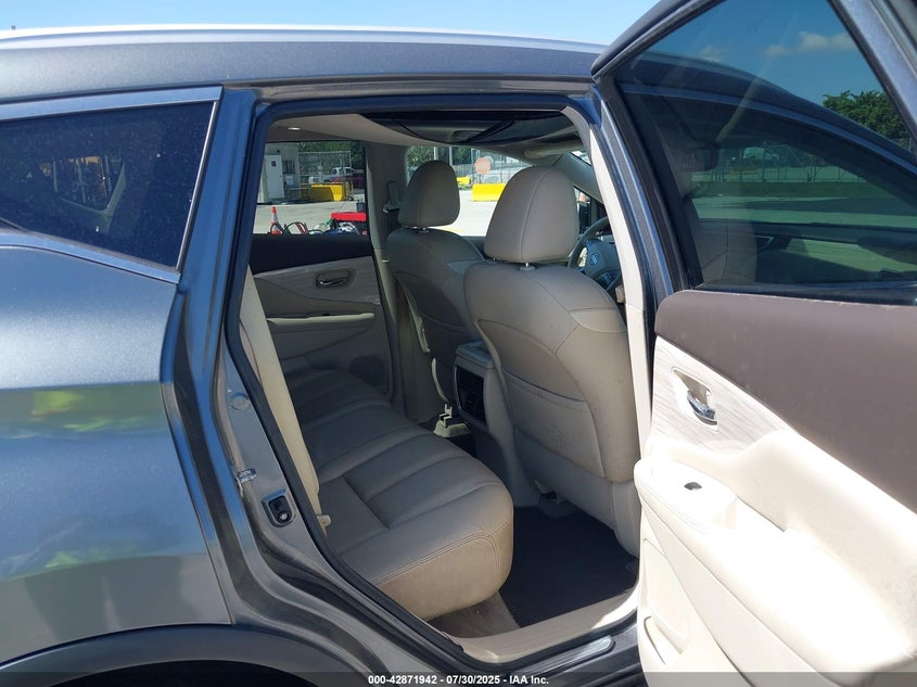 2015 Nissan Murano Sl VIN: 5N1AZ2MG1FN250965 Lot: 42871942