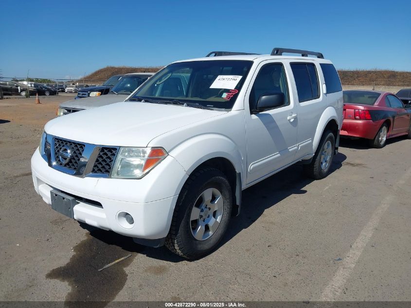 2006 Nissan Pathfinder Le/Se/Xe 5N1AR18W66C665576 from the USA