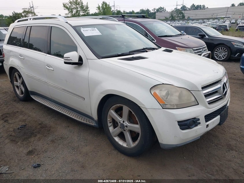 2009 Mercedes-Benz Gl 450 4Matic white suv gasoline 4JGBF71E49A443880 photo #1